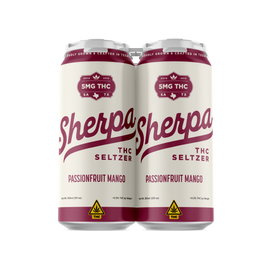 Sherpa THC Seltzer: Passionfruit Mango - Sherpa 