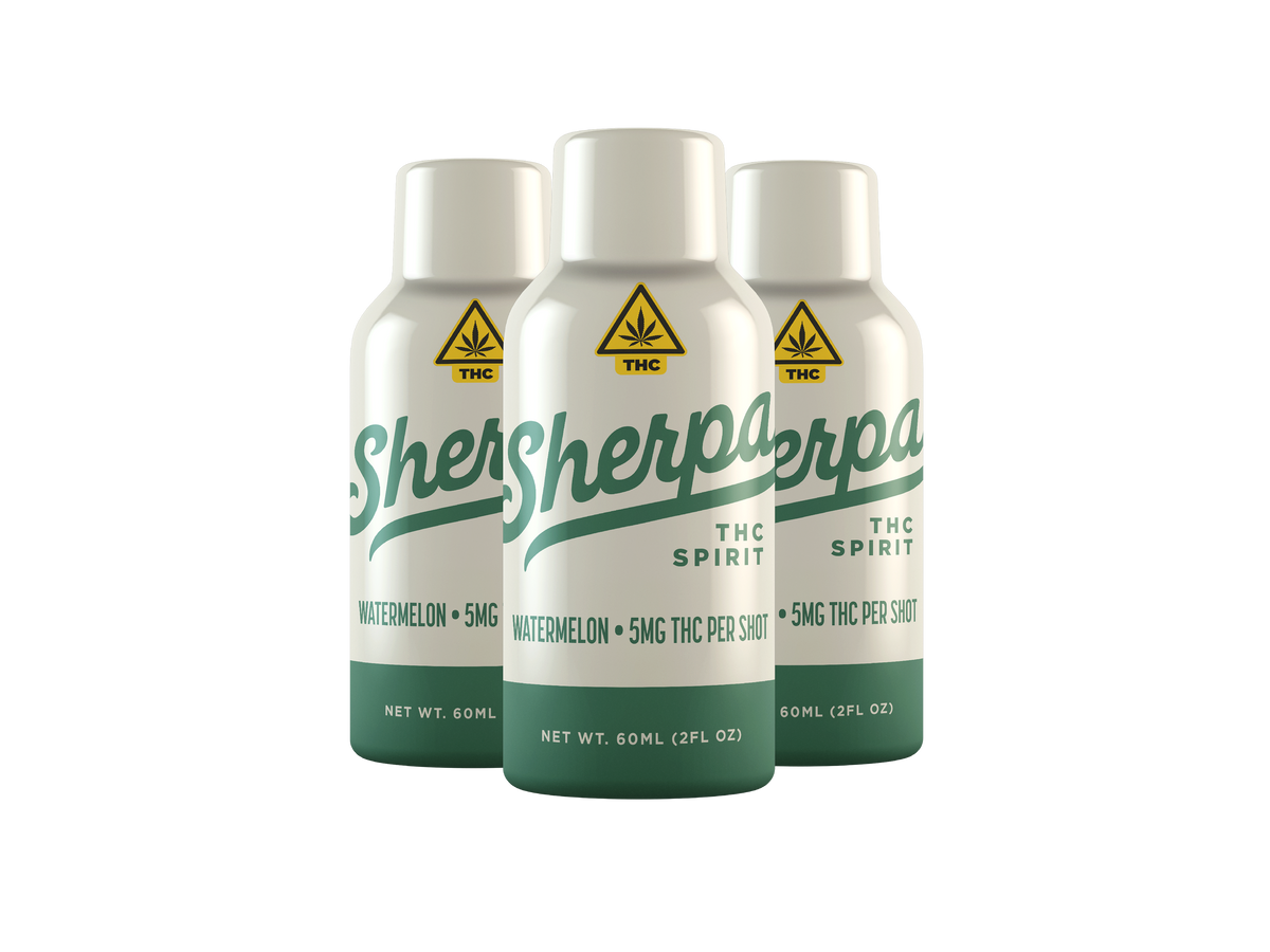 Sherpa 5mg Delta-9 THC Spirit Shooter | Non-Alcoholic | 60ml