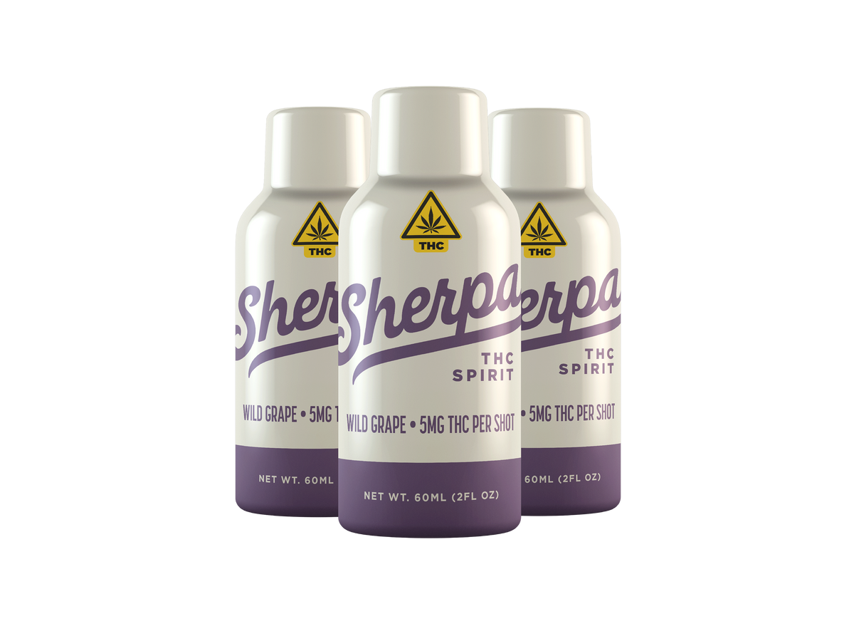 Sherpa 5mg Delta-9 THC Spirit Shooter | Non-Alcoholic | 60ml