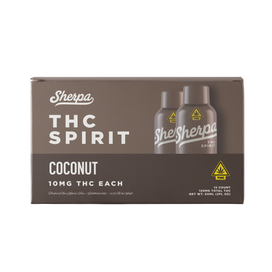 Sherpa 10mg Delta-9 THC Spirit Shooter | Non-Alcoholic | 60ml (Wholesale) (8-Boxes)
