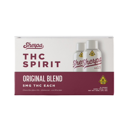 Sherpa 5mg Delta-9 THC Spirit Shooter | Non-Alcoholic | 60ml (Wholesale) (8-Boxes)