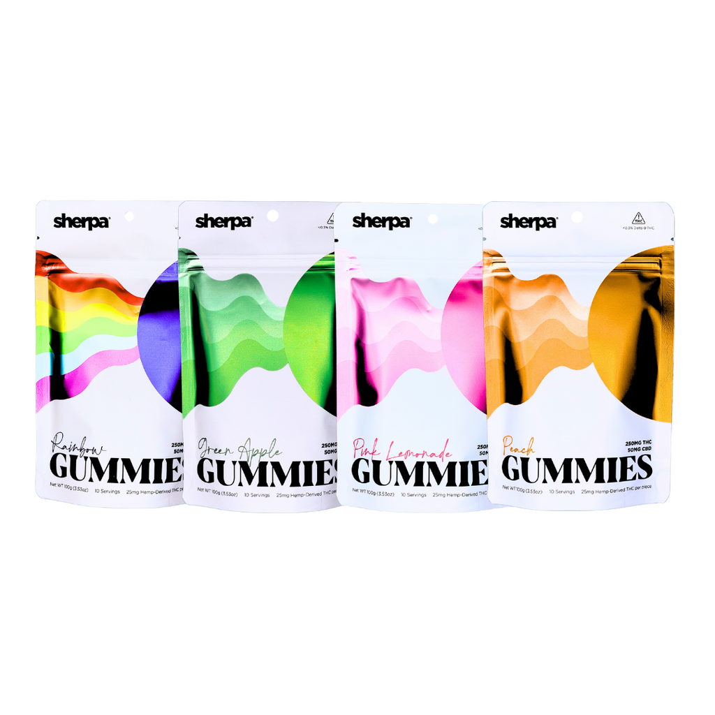4pk Sherpa THC Gummies - 25mg - Sherpa THC