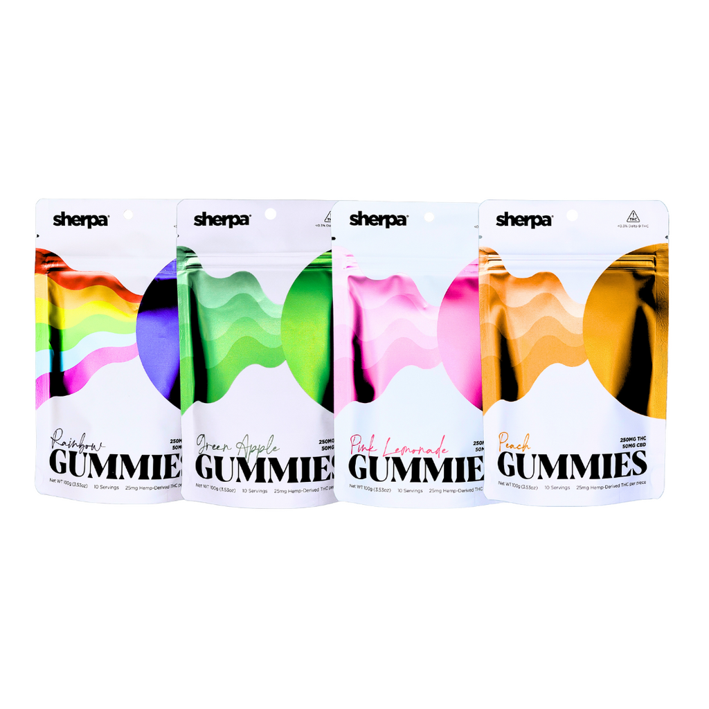 4pk Sherpa THC Gummies - 250mg - Sherpa THC