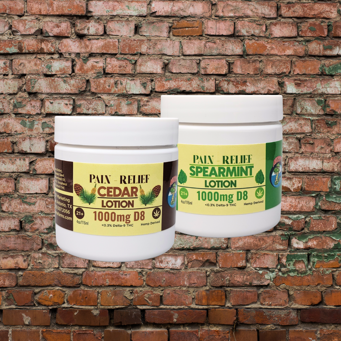 2PK 1000MG DELTA-8 LOTIONS - Sherpa THC