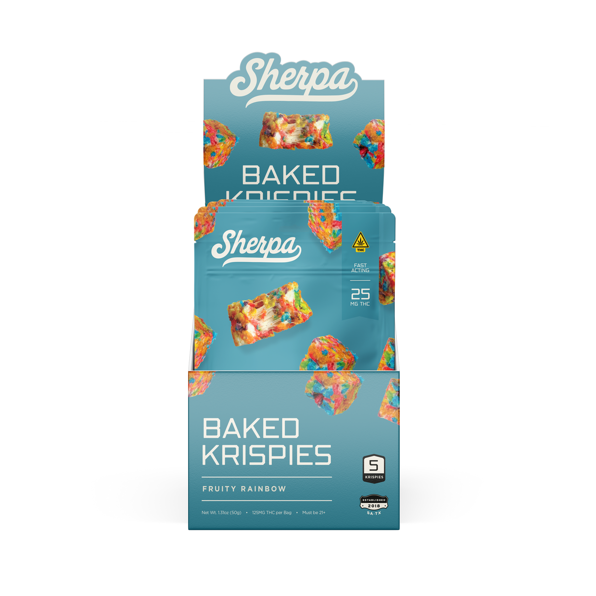 25mg THC Baked Krispies - (Wholesale) 5 Count