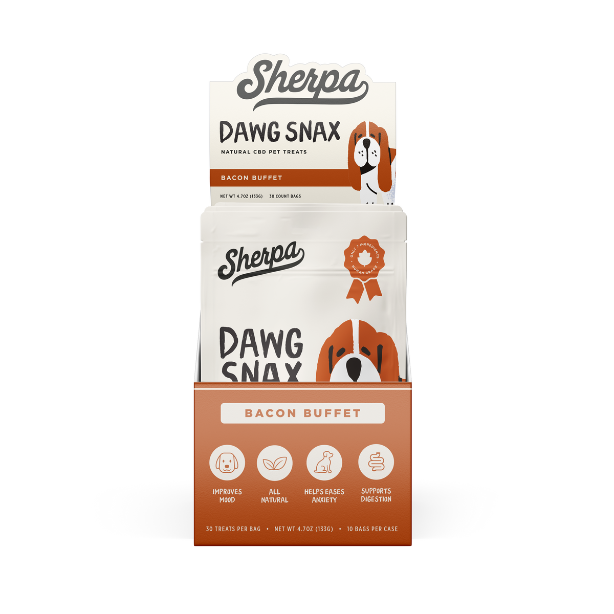 25mg CBD Dawg Snax (Wholesale) (30-Count)