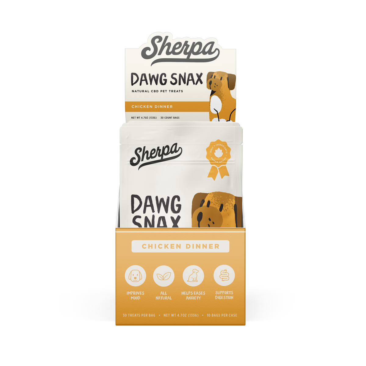 25mg CBD Dawg Snax (Wholesale) (30-Count)