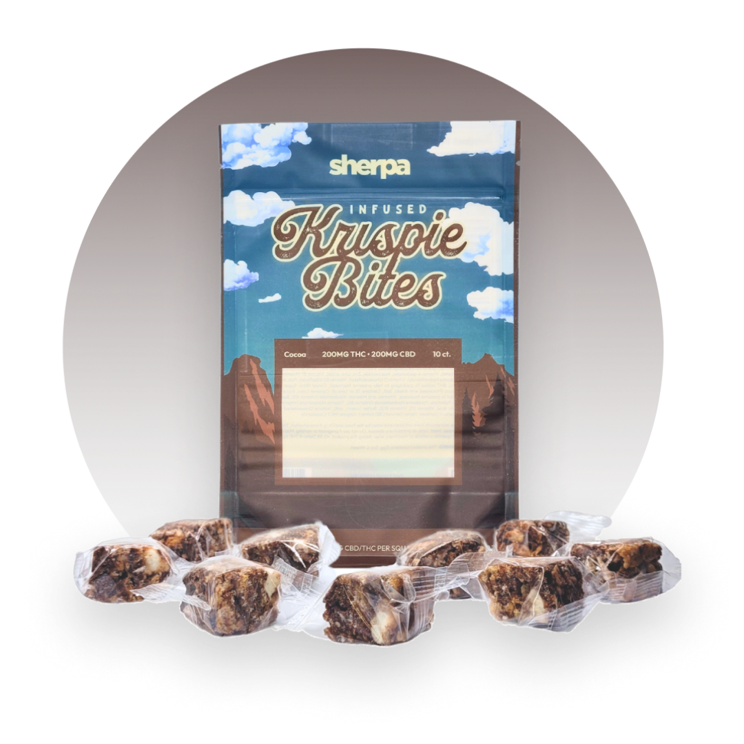 Cocoa Krispie Bites - 200mg - Sherpa THC