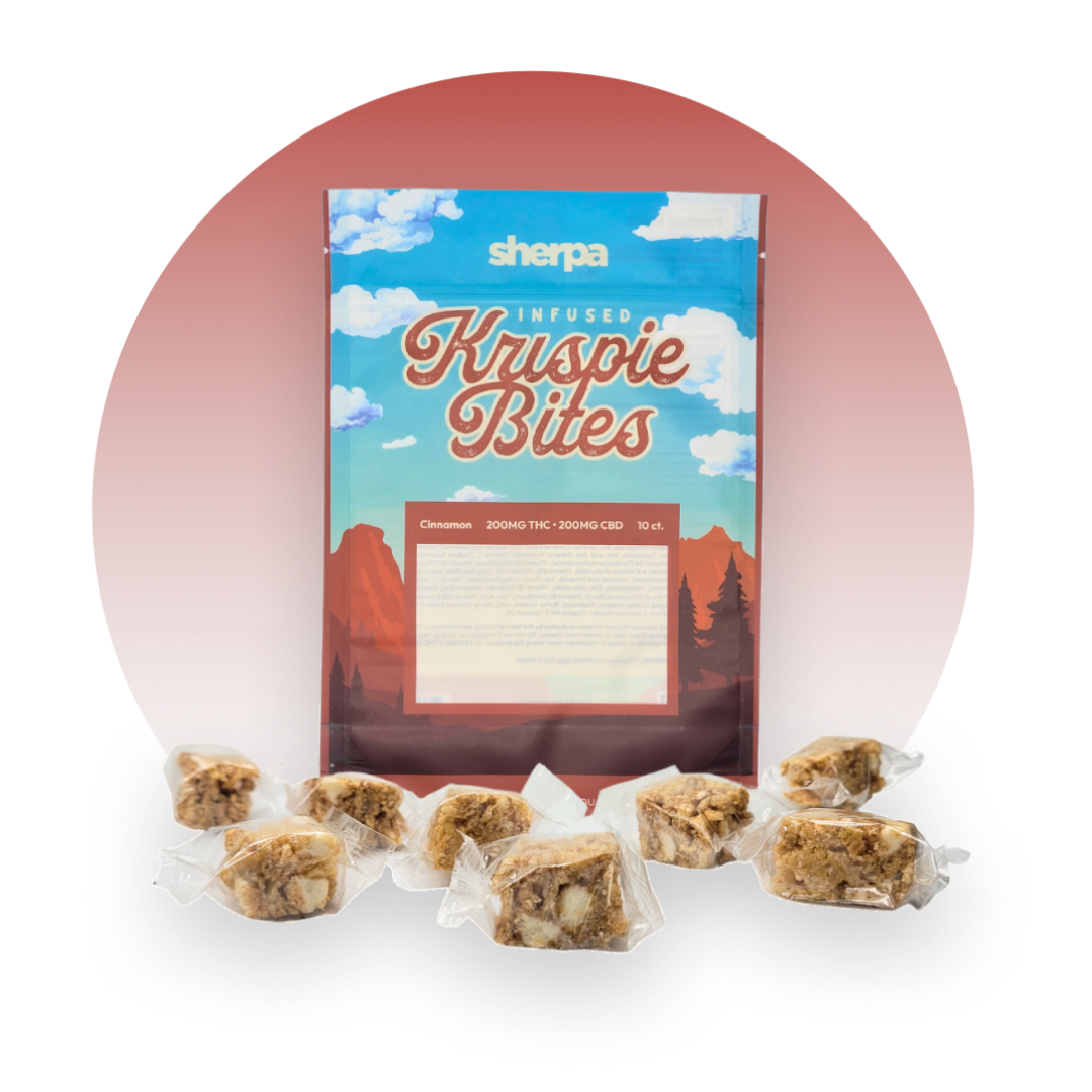 Cinnamon Krispie Bites - 20mg - Sherpa THC