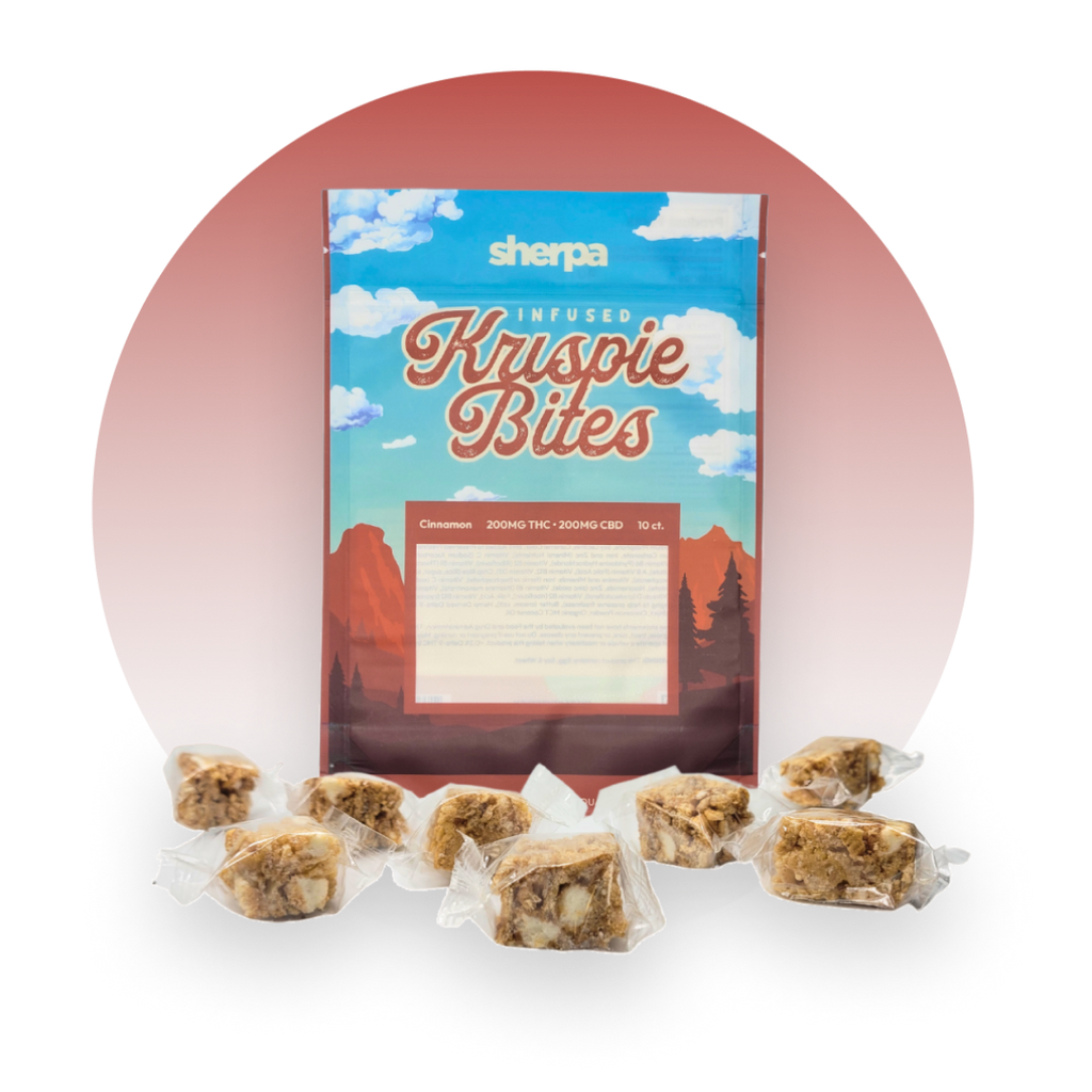 Cinnamon Krispie Bites - 20mg - Sherpa THC