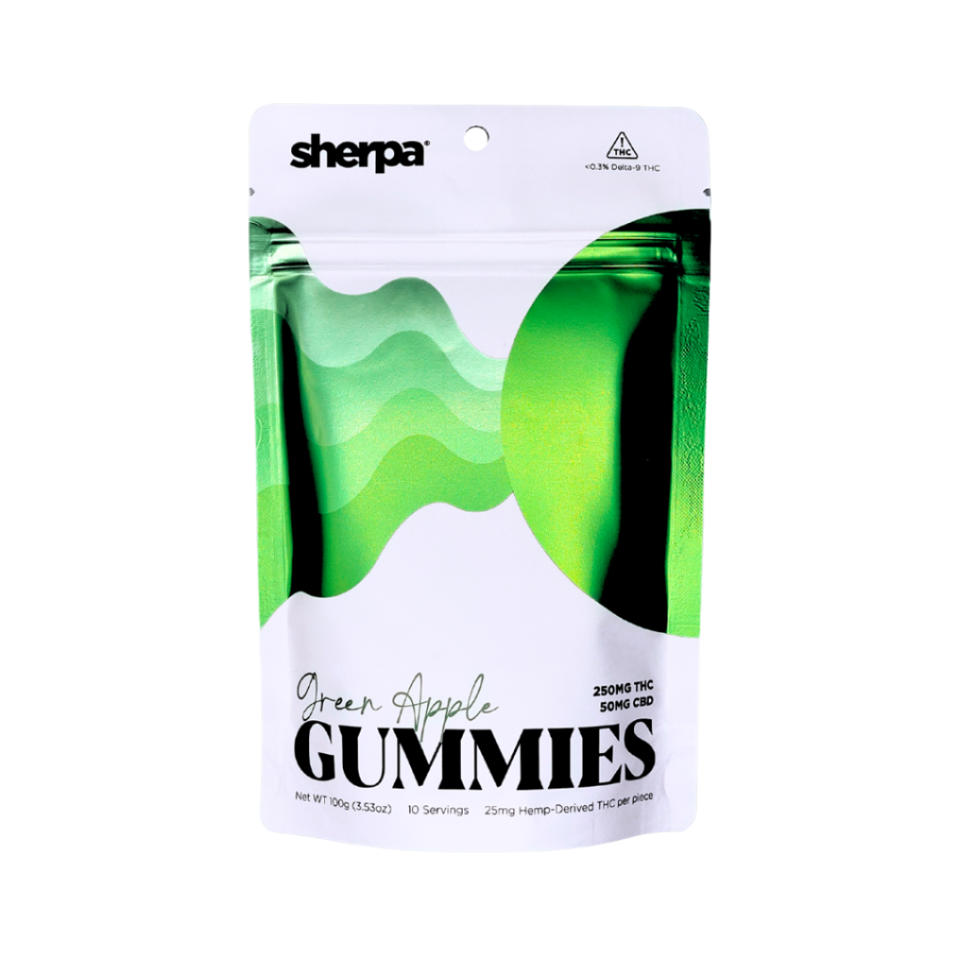 Sherpa Green Apple - 250mg - Sherpa THC