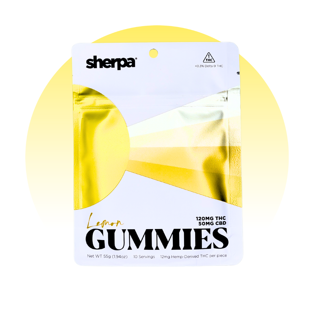 Sherpa Lemon Gummies - 120mg - Sherpa THC