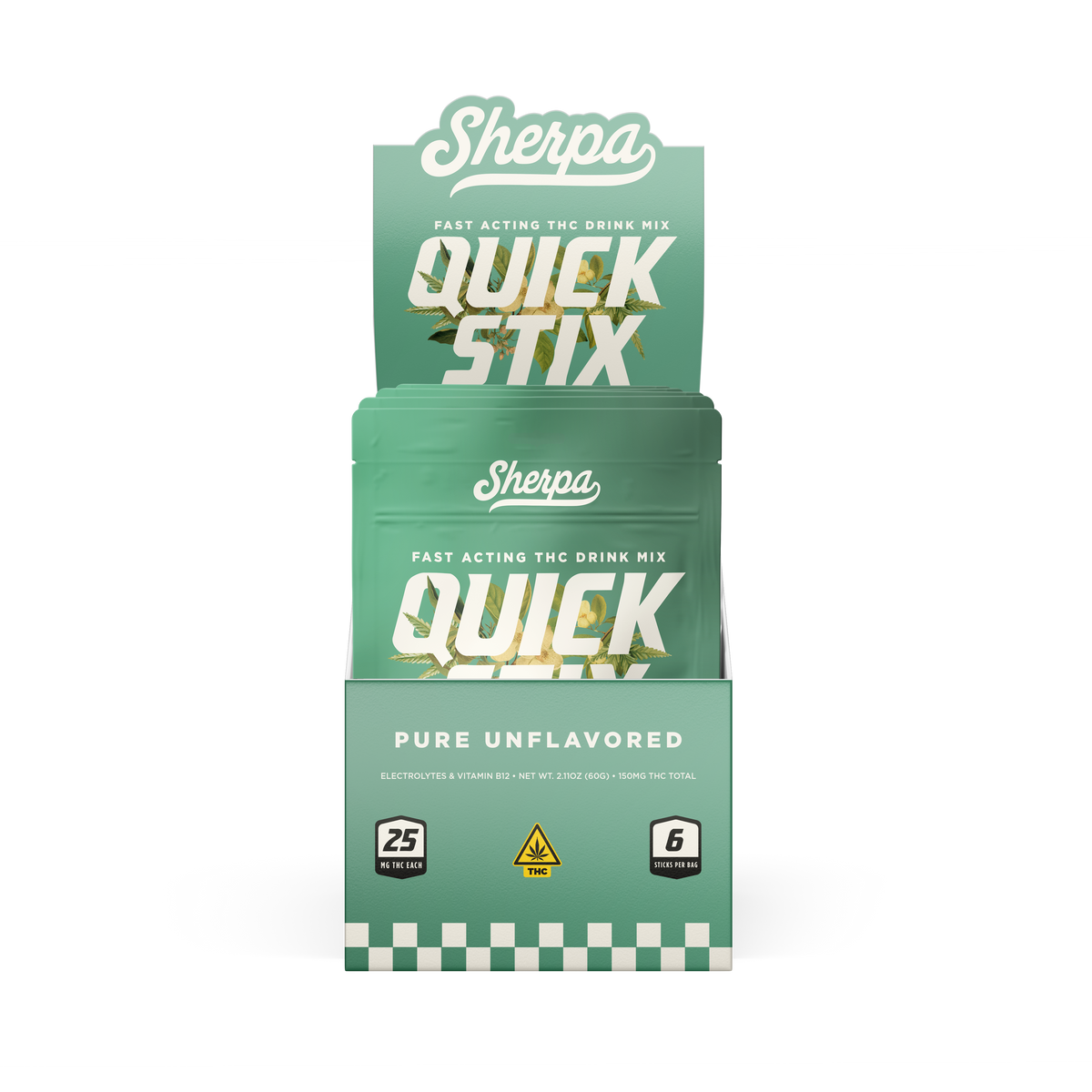 Sherpa Quick Stix - Pure Unflavored (Wholesale) (6-Count)
