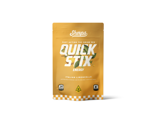 Sherpa 25mg Energy Quick Stix - Italian Limoncello - Sherpa