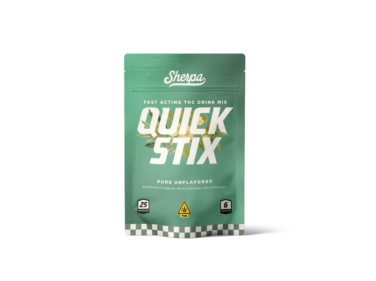 Sherpa 25mg Quick Stix - Pure Unflavored - Sherpa 