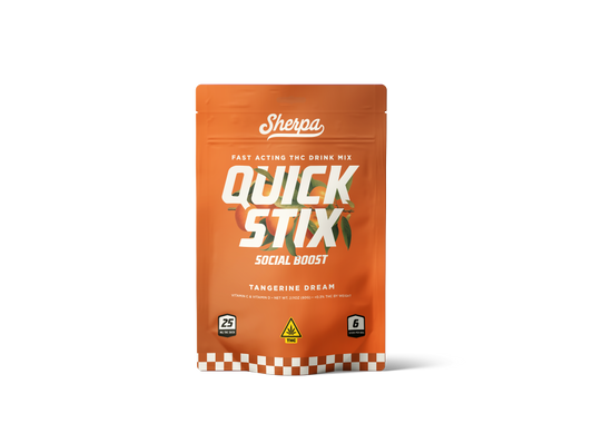 Sherpa 25mg Social Quick Stix - Tangerine Dream - Sherpa