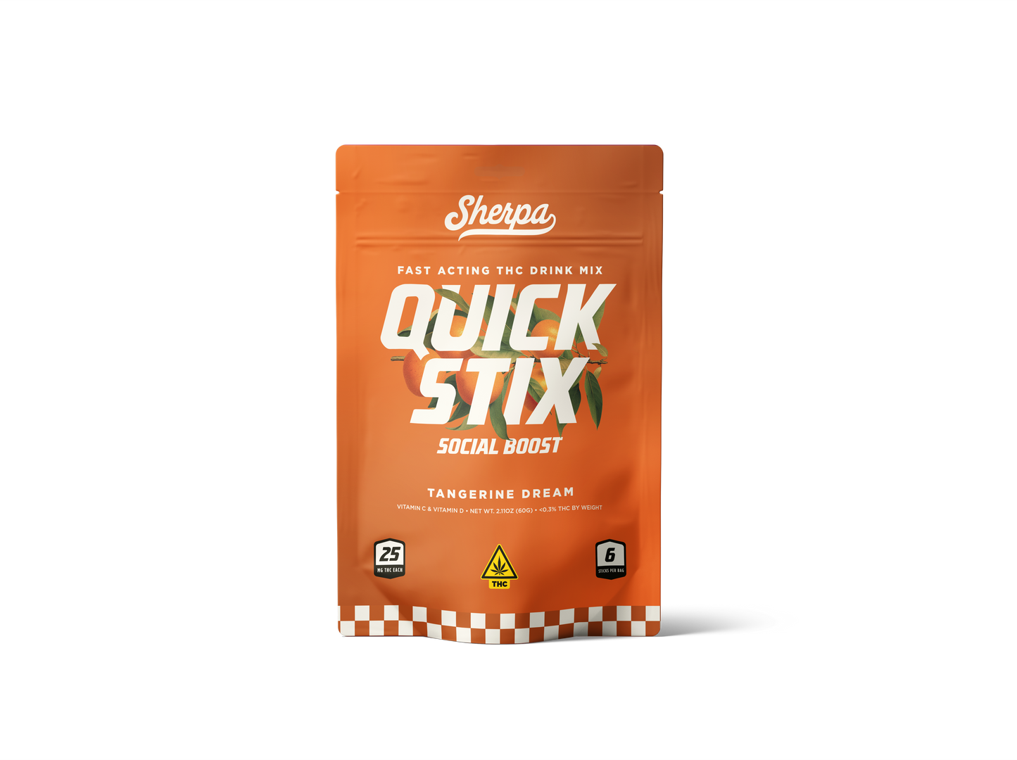 Sherpa 25mg Social Quick Stix - Tangerine Dream - Sherpa 