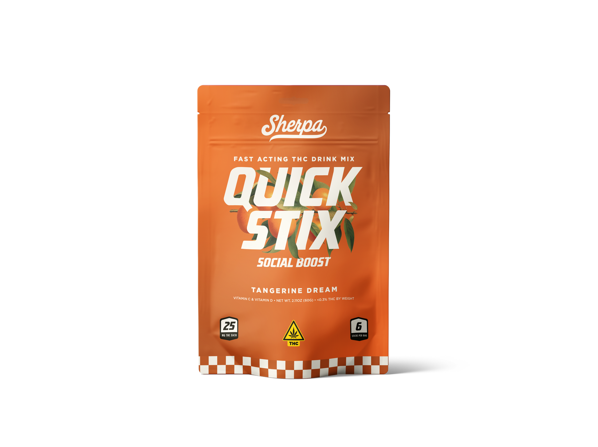 Sherpa 25mg Social Quick Stix - Tangerine Dream - Sherpa 