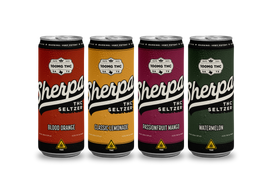 Sherpa THC Seltzers: 4-Count Assortment 100mg - Sherpa 