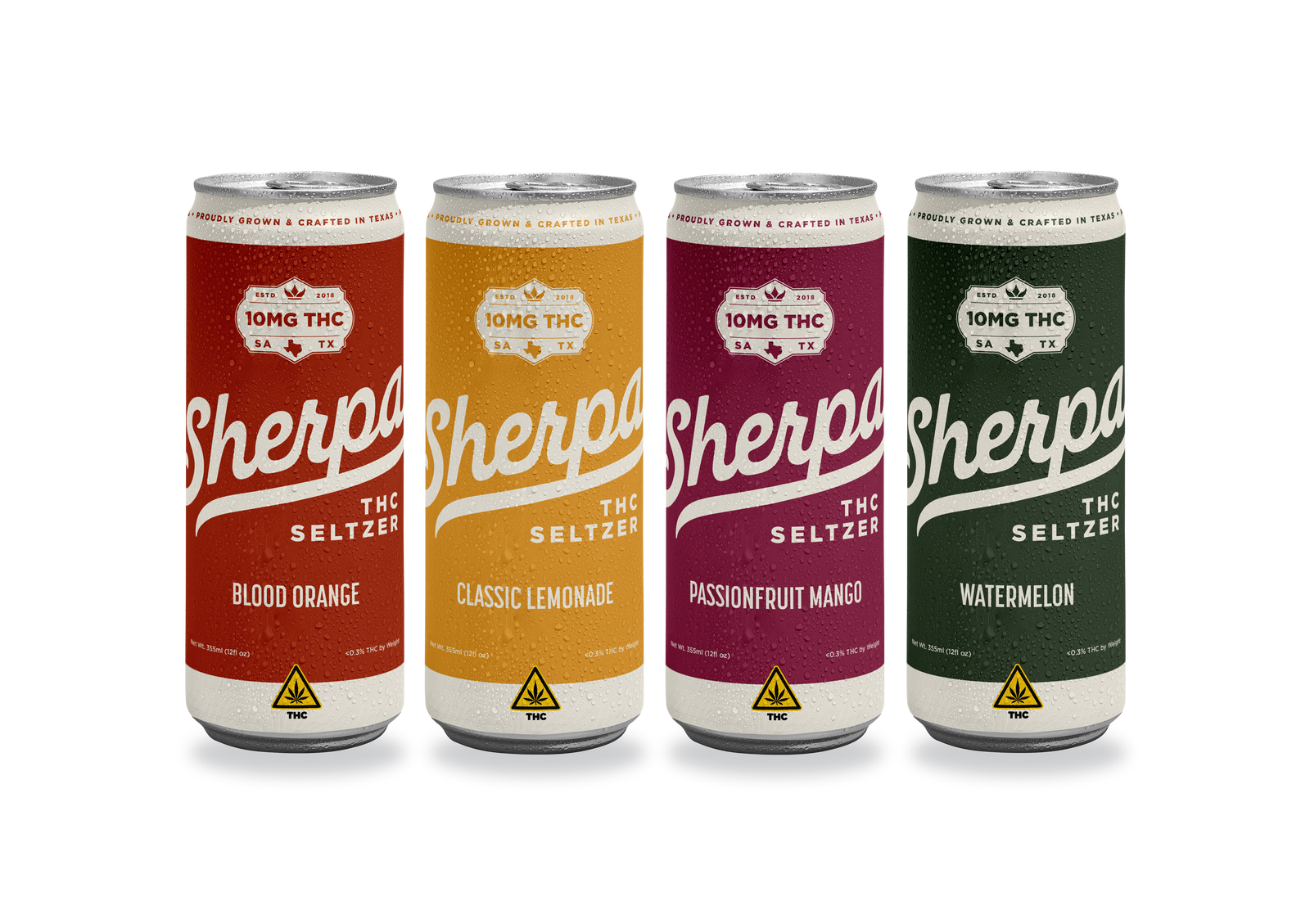 Sherpa THC Seltzers: 4-Count Assortment - Sherpa 