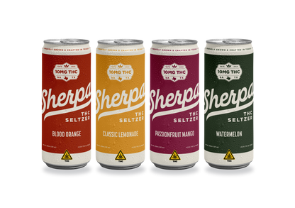 Sherpa THC Seltzers: 4-Count Assortment - Sherpa 