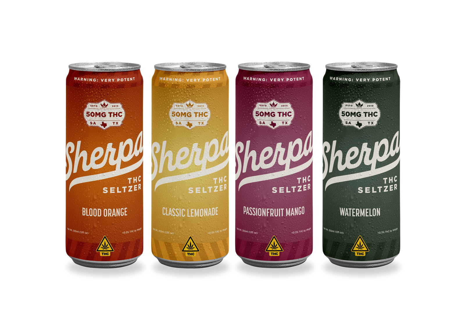 Sherpa THC Seltzers: 4-Count Assortment - Sherpa 