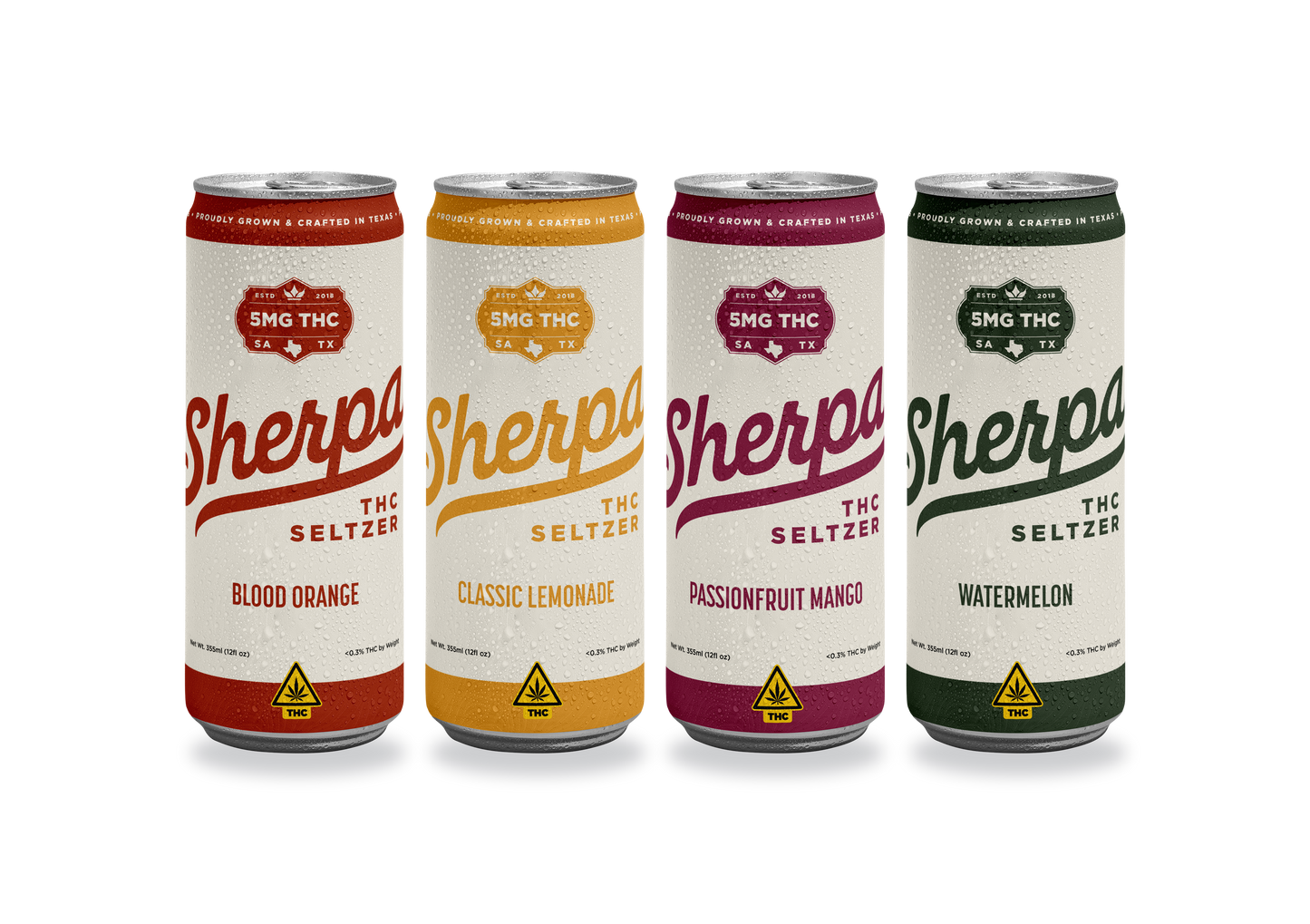 Sherpa THC Seltzers: 4-Count Assortment - Sherpa 