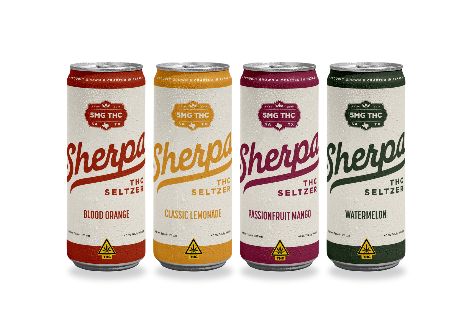Sherpa THC Seltzers: 4-Count Assortment - Sherpa 