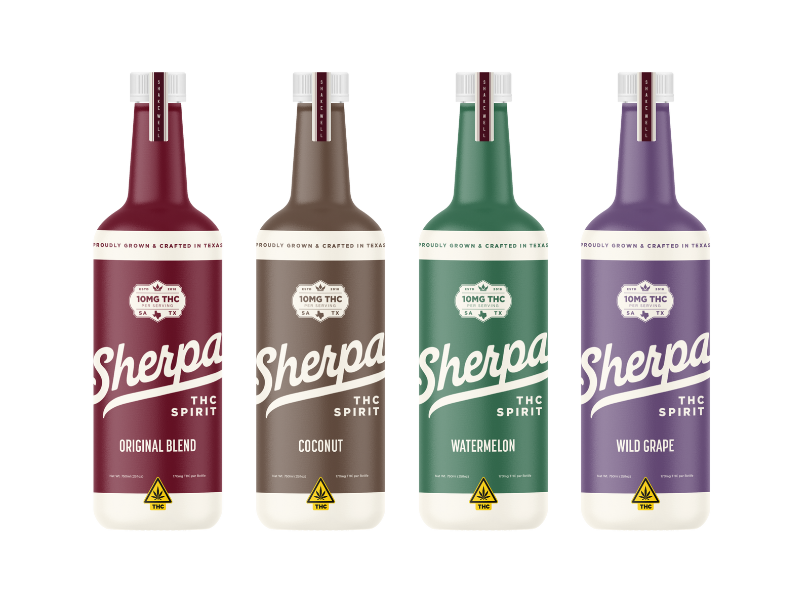 Sherpa 10mg Delta-9 THC Spirit | Non-Alcoholic | 750ml