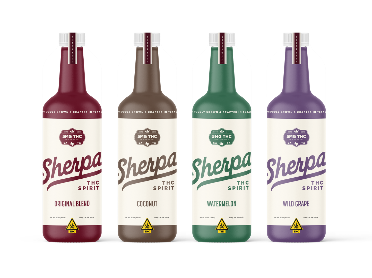 Sherpa 5mg Delta-9 THC Spirit | Non-Alcoholic | 750ml
