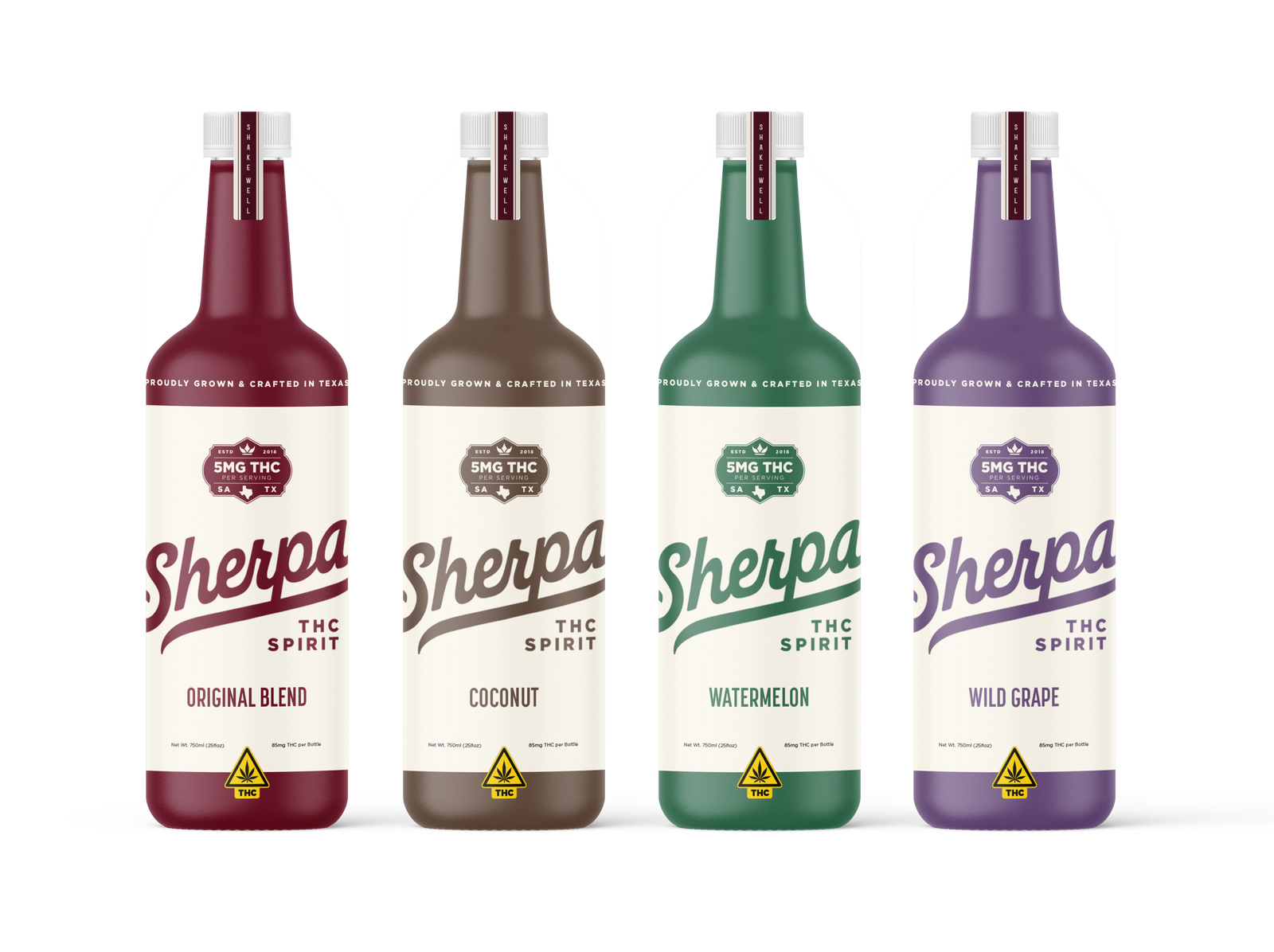 Sherpa 5mg Delta-9 THC Spirit | Non-Alcoholic | 750ml