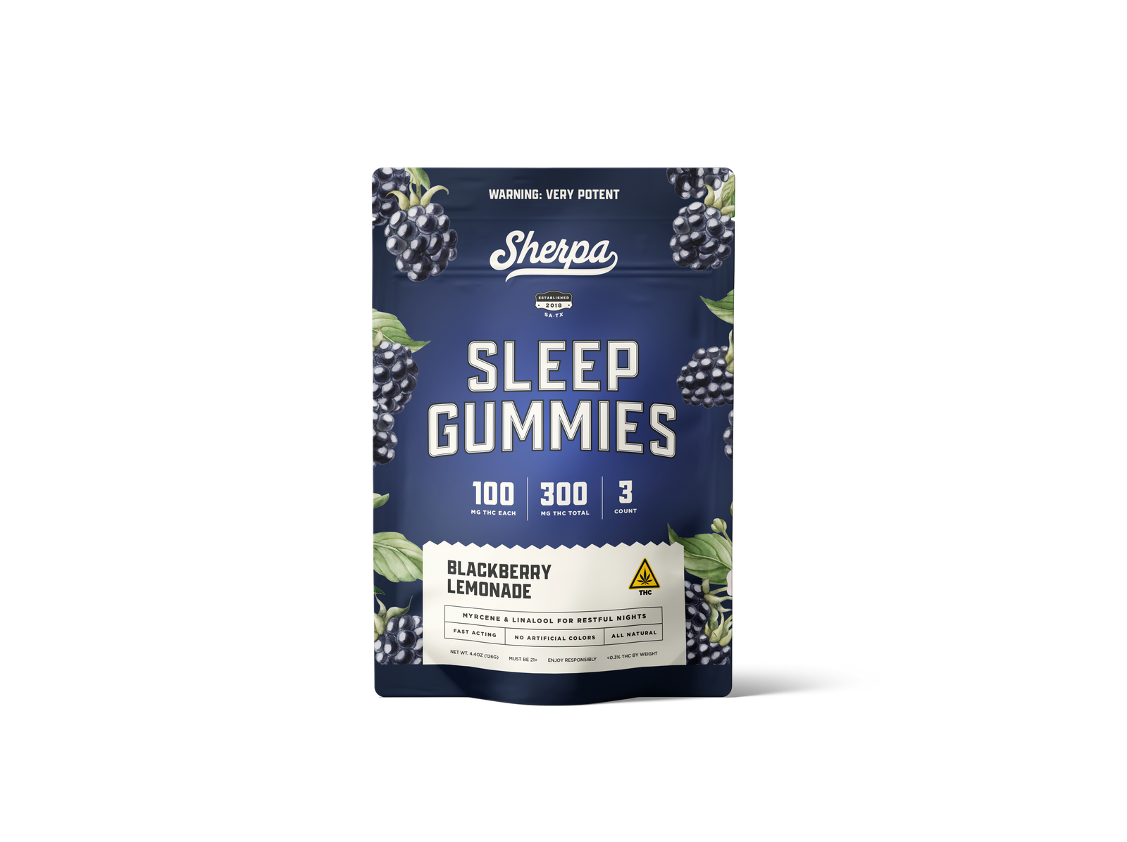 Sherpa Sleep Gummies: Blackberry Lemonade - Sherpa 