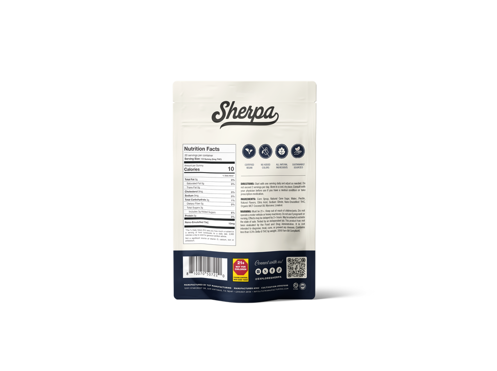 Sherpa Sleep Gummies: Blackberry Lemonade