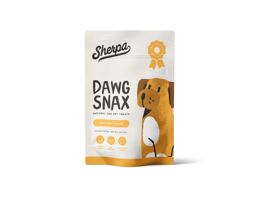 25mg CBD Dawg Snax - Chicken Dinner