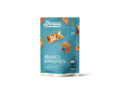 25mg THC Baked Krispies - Fruity Rainbow