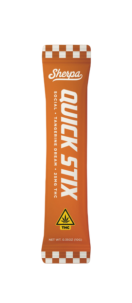 Sherpa 25mg Social Quick Stix - Tangerine Dream - Sherpa 
