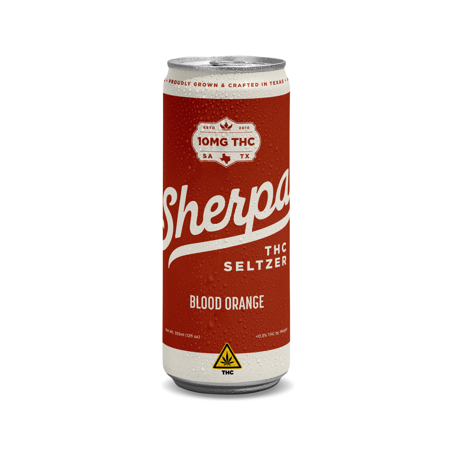 Sherpa THC Seltzer: Blood Orange - Sherpa 