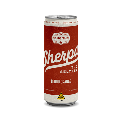 Sherpa THC Seltzer: Blood Orange - Sherpa 