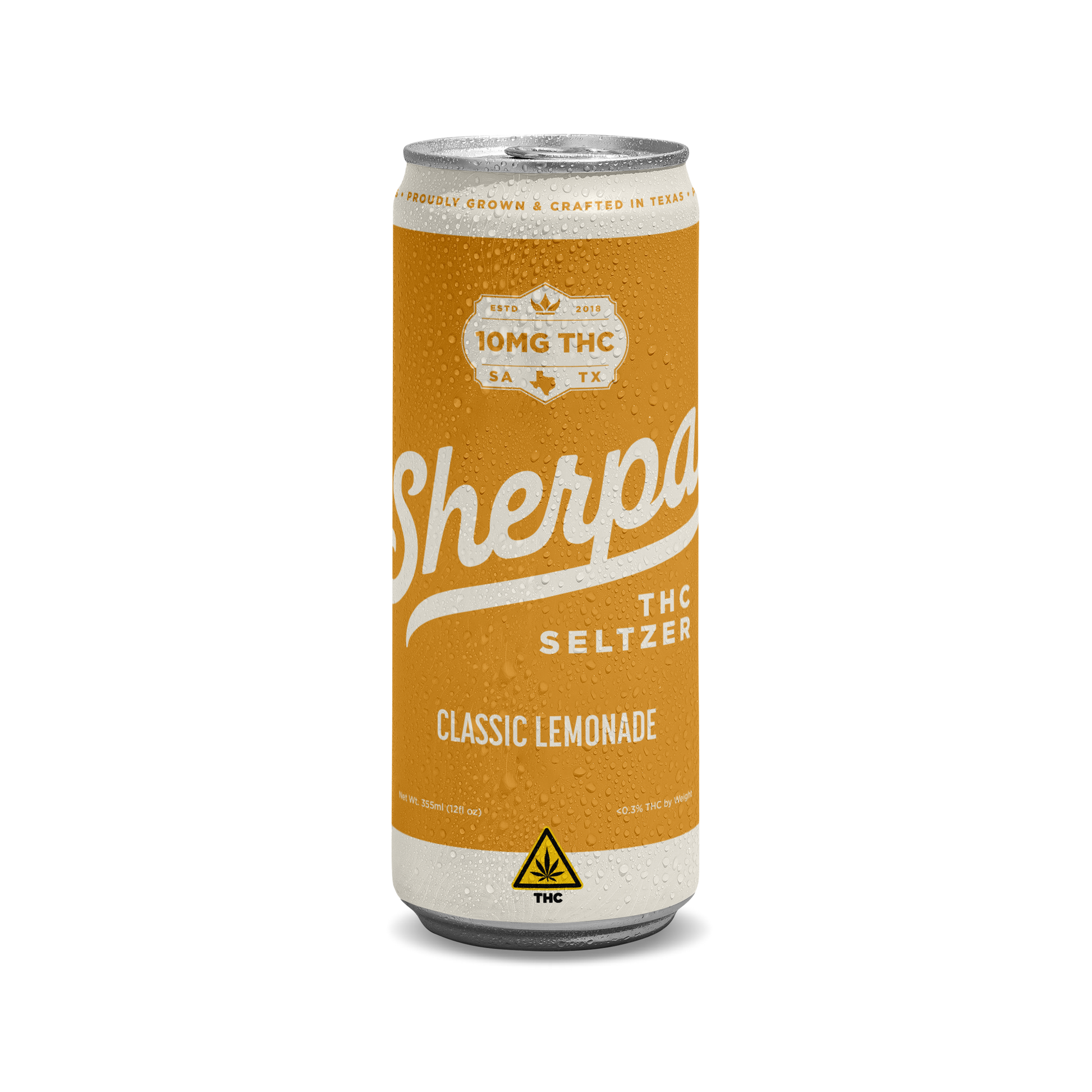 Sherpa THC Seltzer: Classic Lemonade - Sherpa 