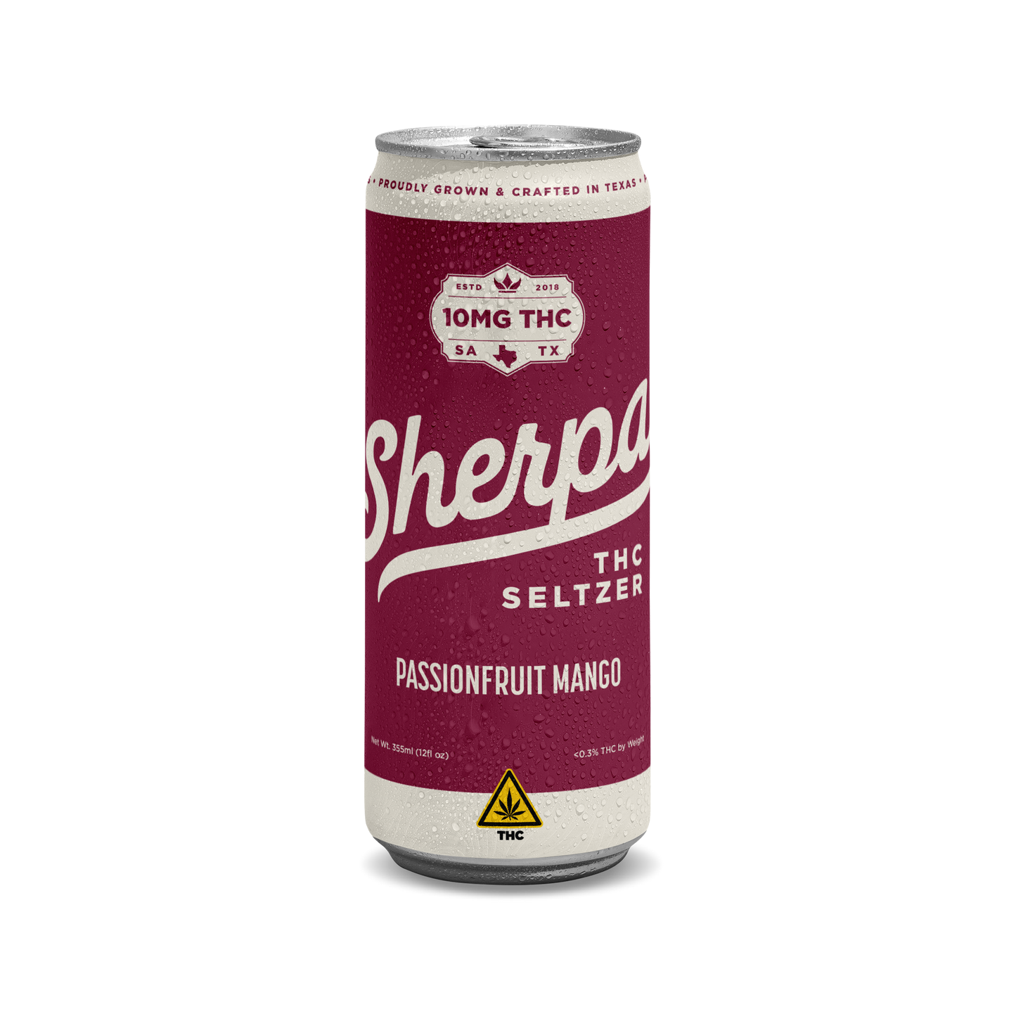 Sherpa THC Seltzer: Passionfruit Mango - Sherpa 
