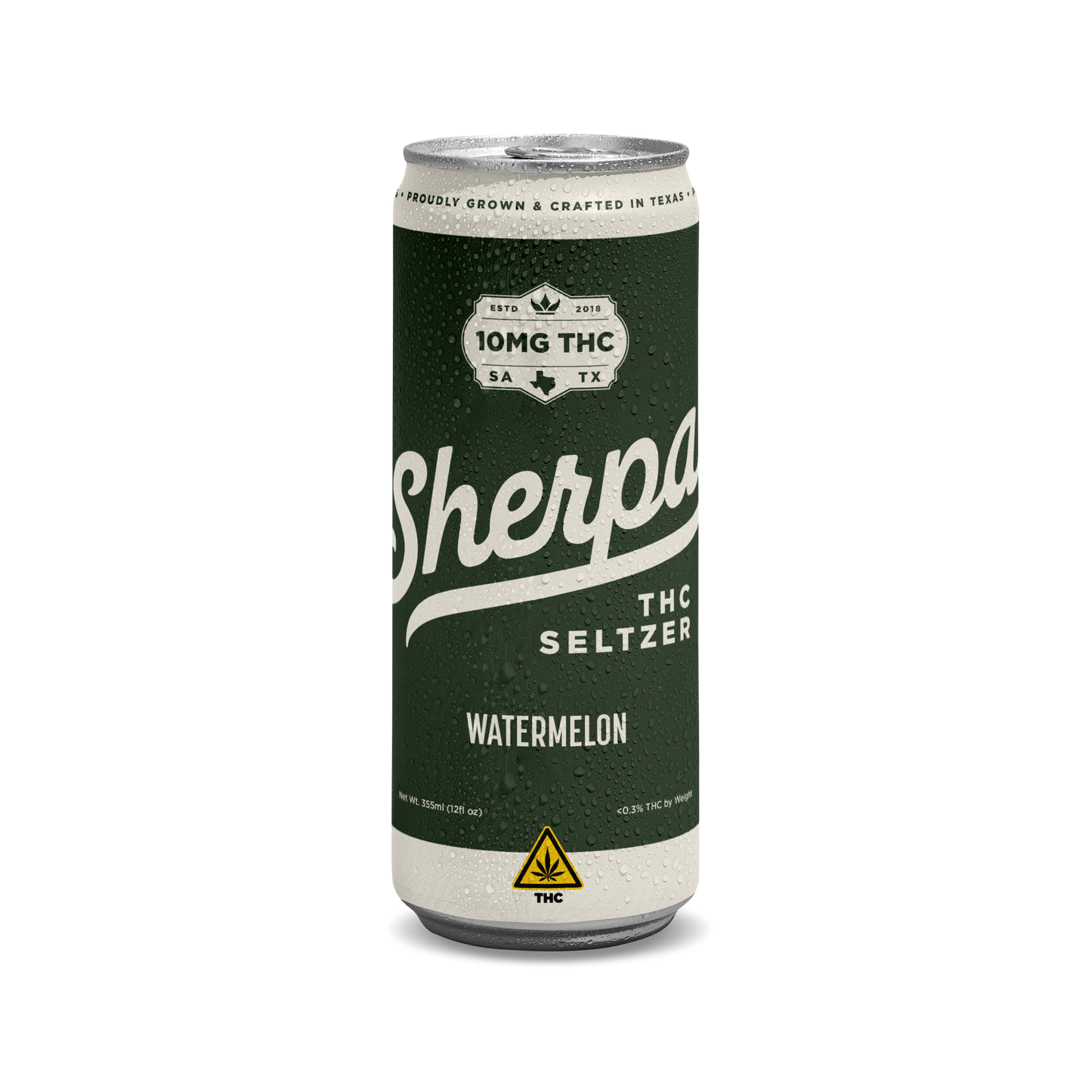 Sherpa THC Seltzer: Watermelon - Sherpa 