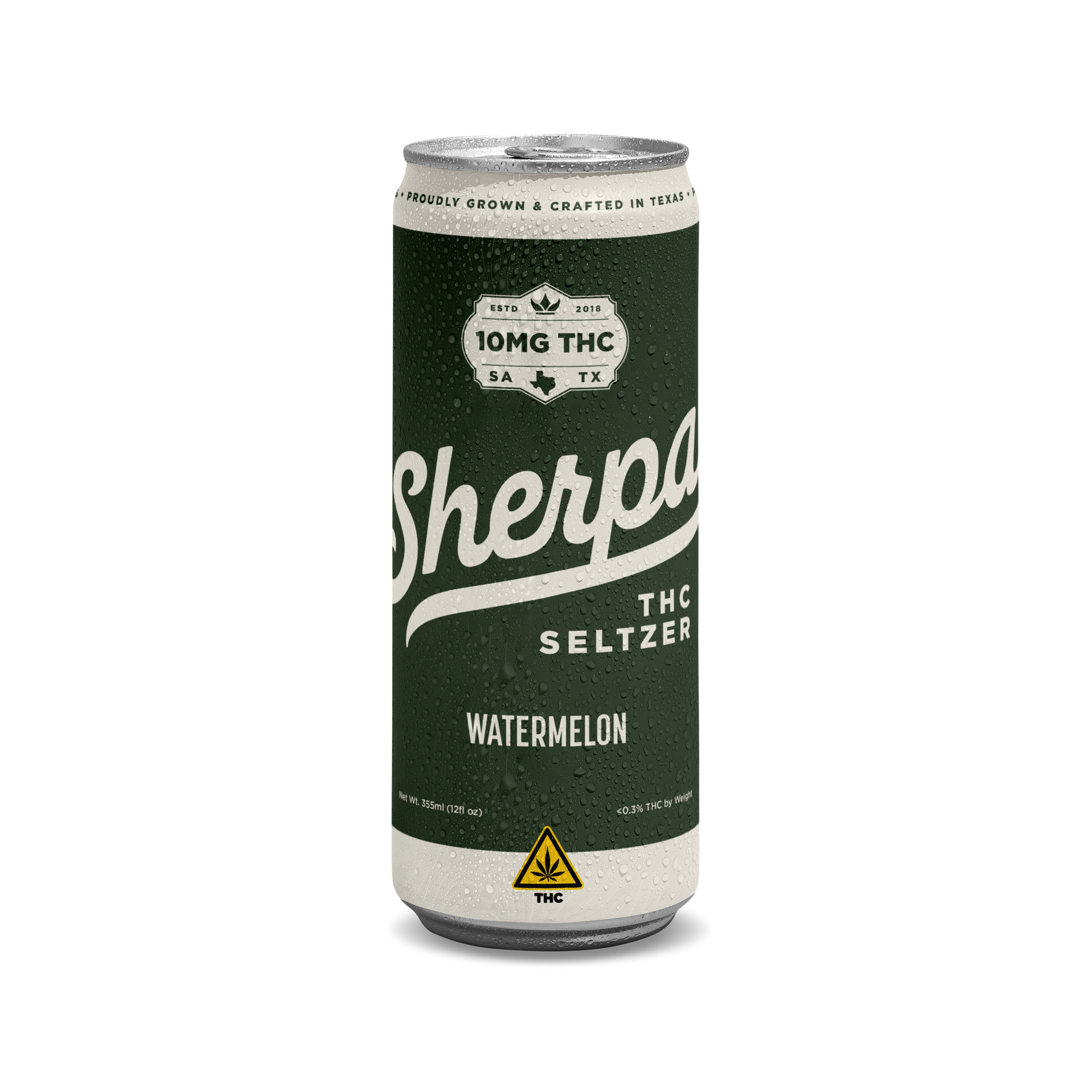 Sherpa THC Seltzer: Watermelon - Sherpa 