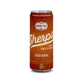 Sherpa THC Seltzer: Blood Orange - Sherpa 