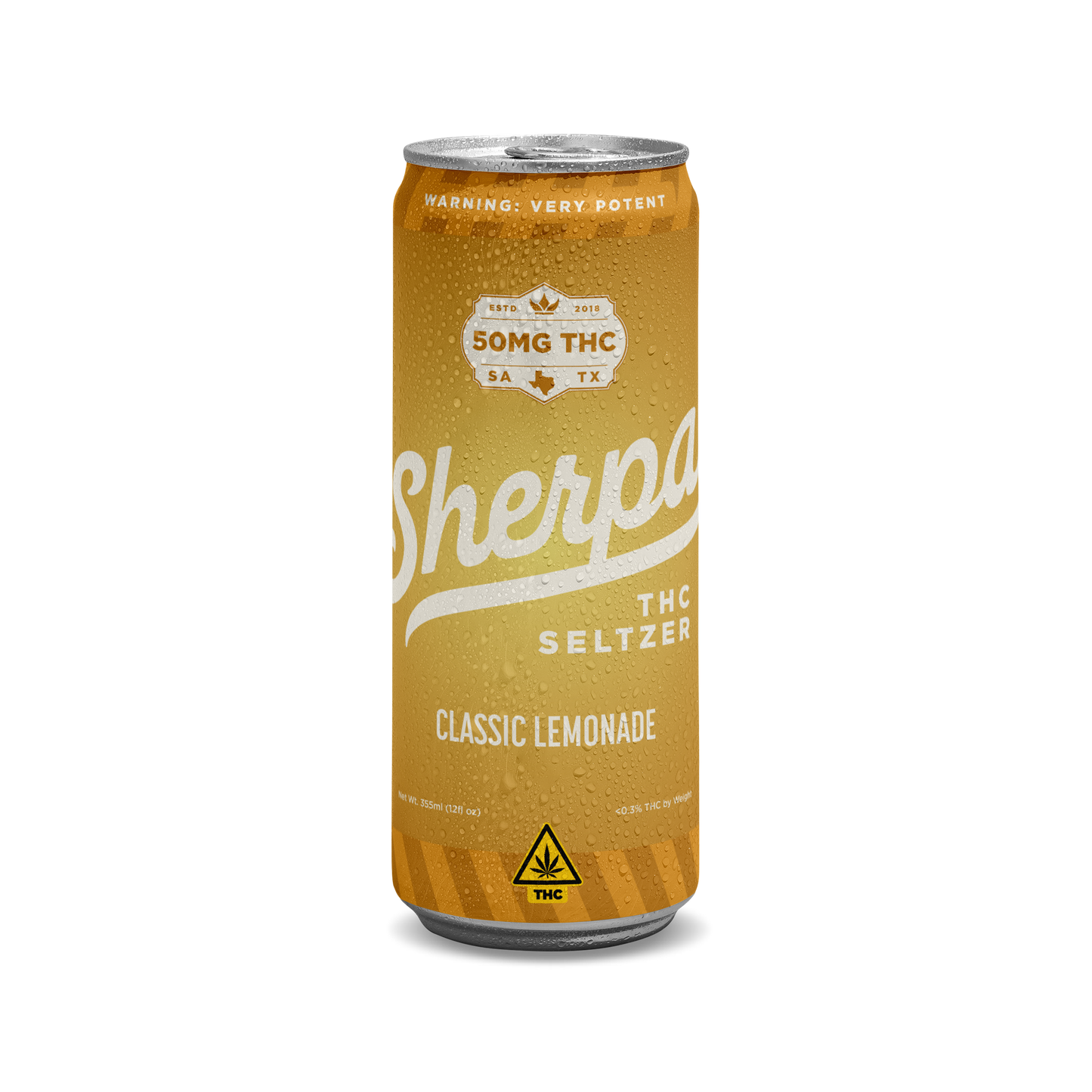 Sherpa THC Seltzer: Classic Lemonade - Sherpa 