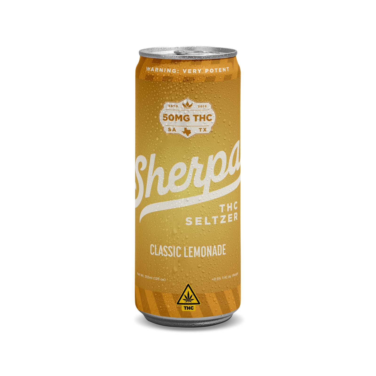 Sherpa THC Seltzer: Classic Lemonade - Sherpa 