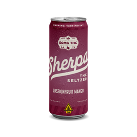 Sherpa THC Seltzer: Passionfruit Mango - Sherpa 