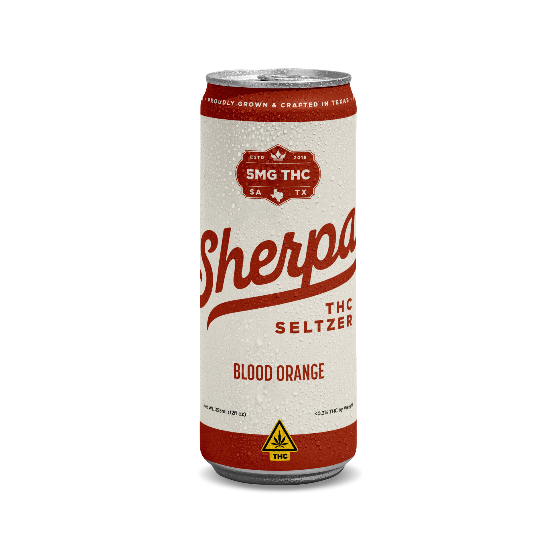 Sherpa THC Seltzer: Blood Orange - Sherpa 