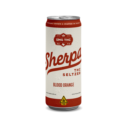 Sherpa THC Seltzer: Blood Orange - Sherpa 