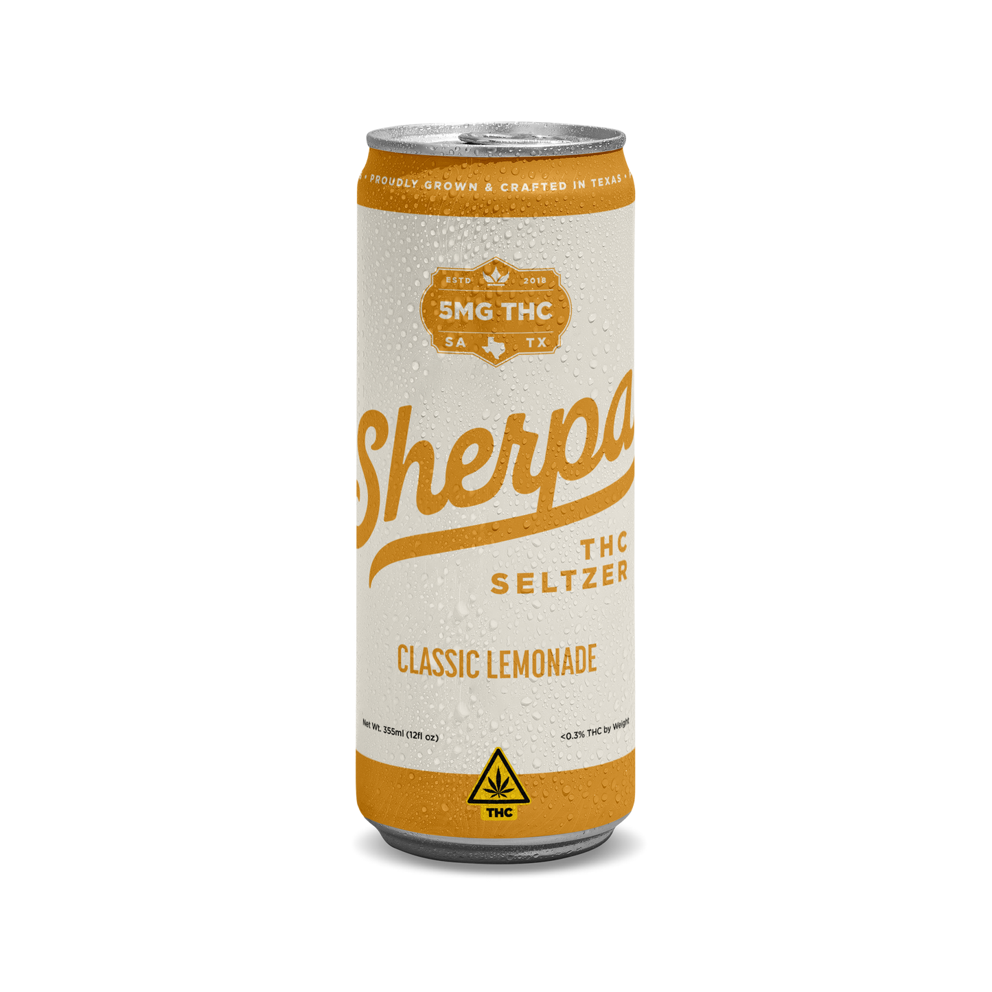 Sherpa THC Seltzer: Classic Lemonade - Sherpa 