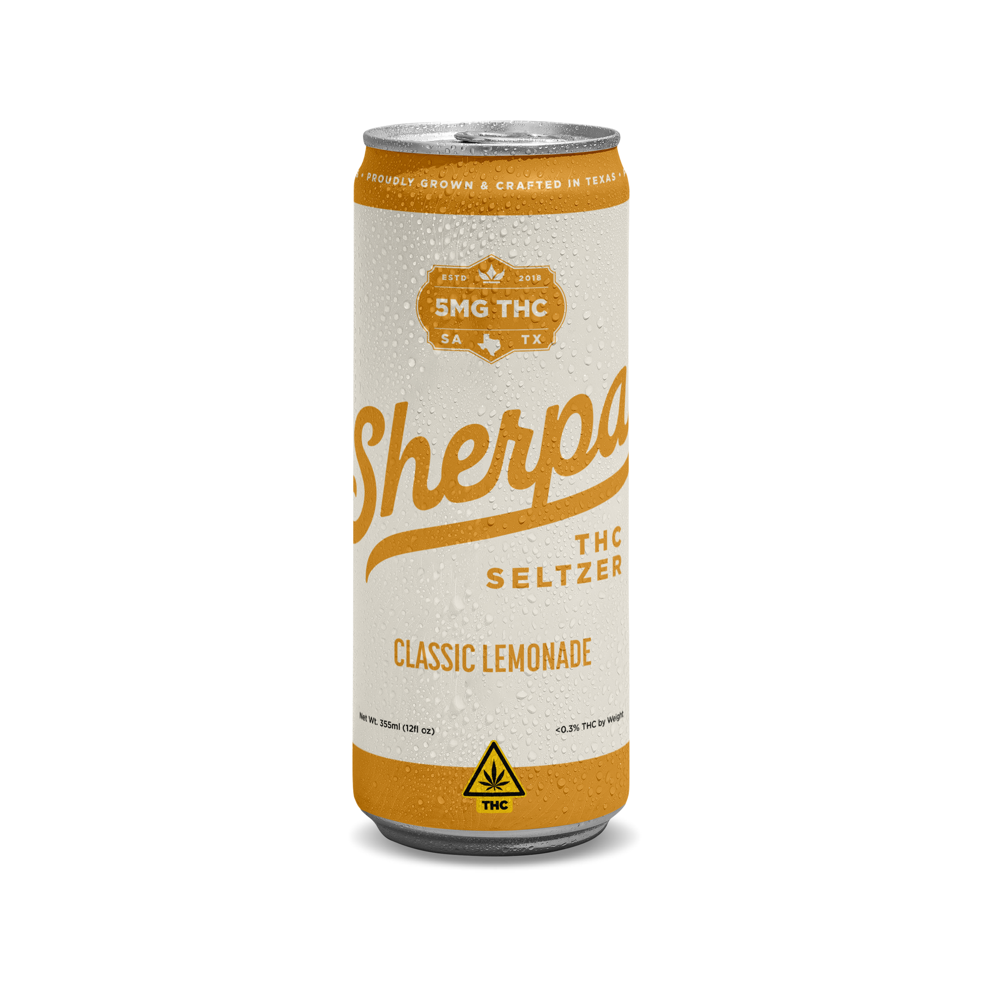 Sherpa THC Seltzer: Classic Lemonade - Sherpa 